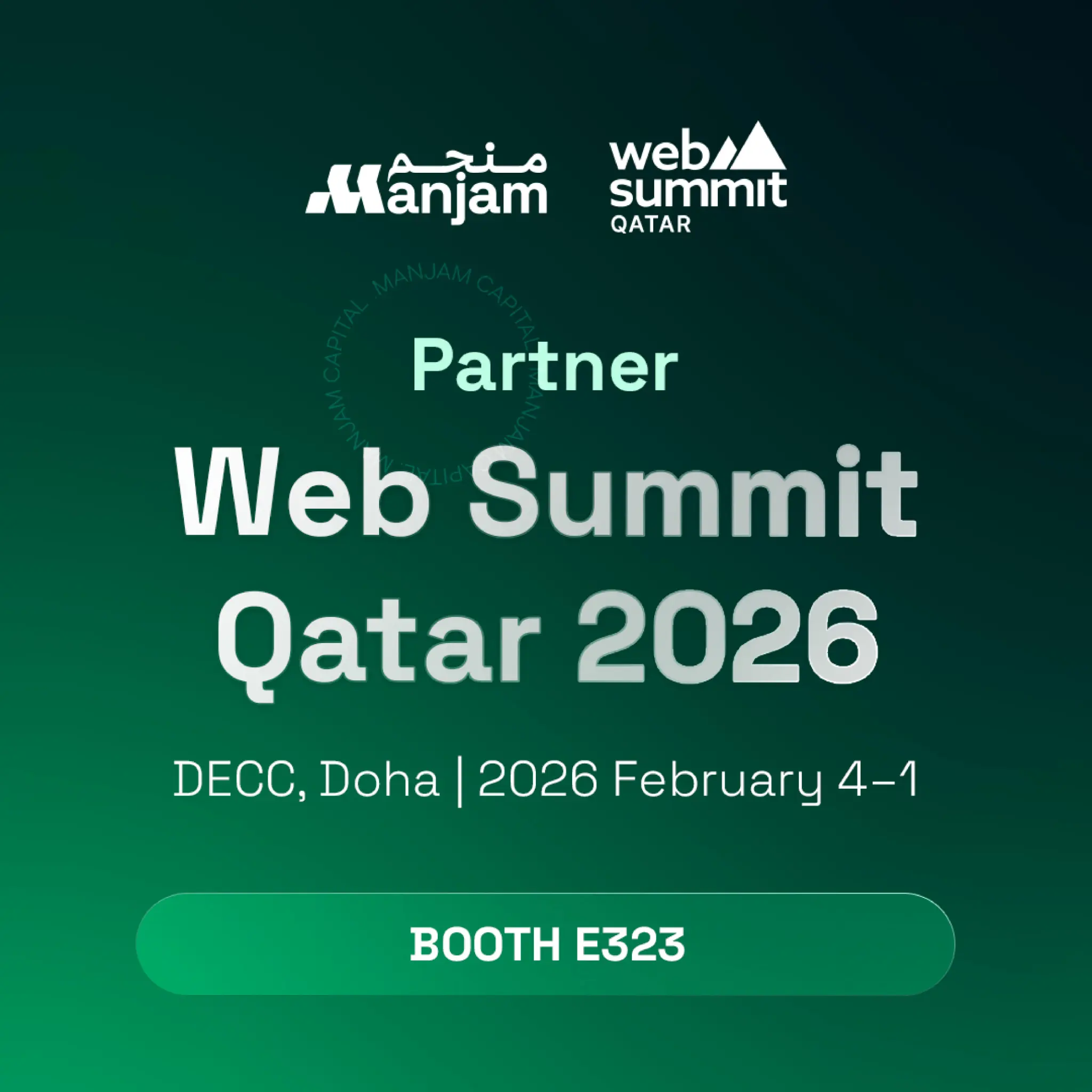 Manjam Web Summit Booth